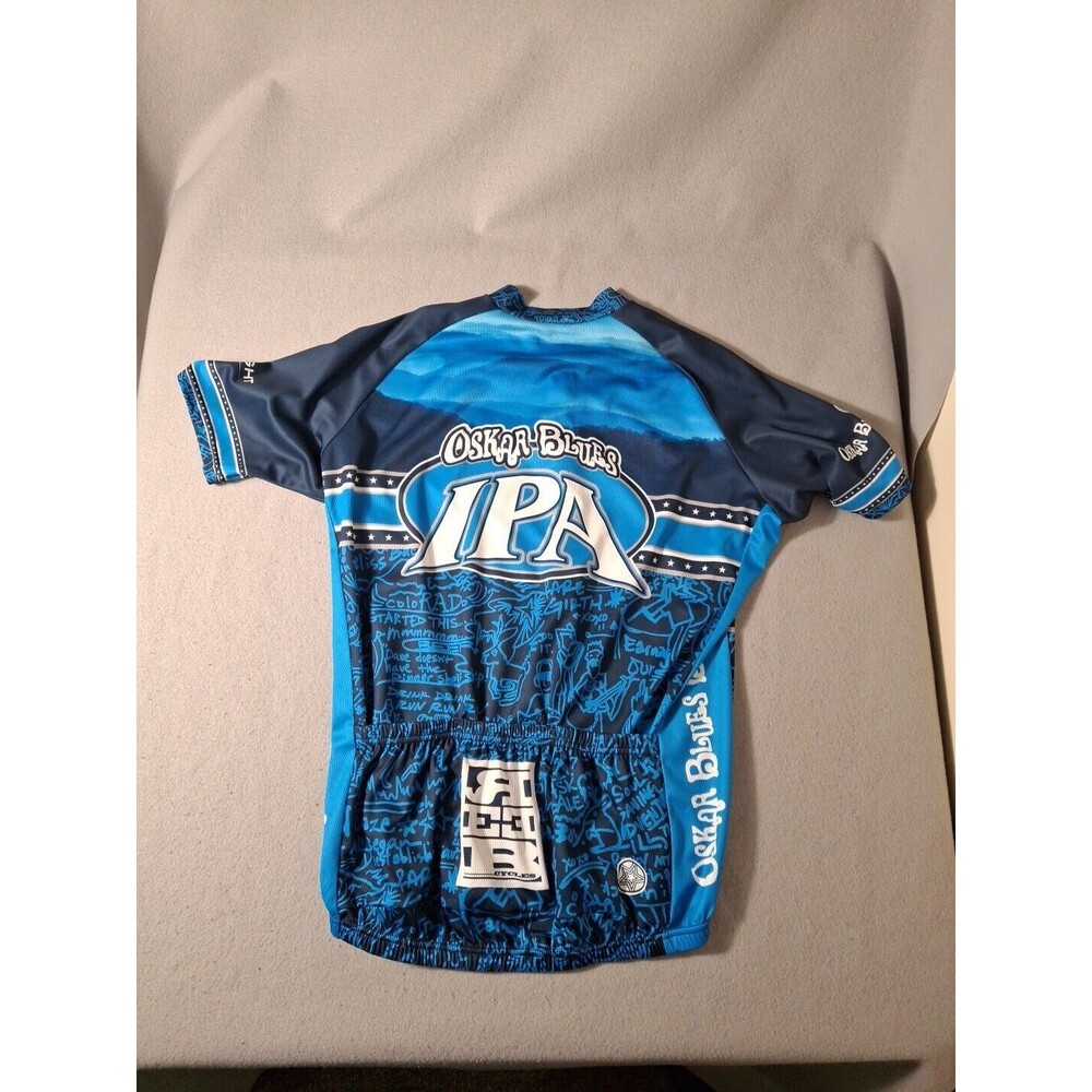 Starlight Cycling Jersey Mens L Breathable Full Zip Active Club Graphic Print - Picture 6 of 8